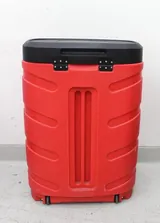 N/A 8' Curved Container Storage on Wheels - Portable Plastic Organizer