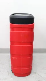 N/A 8' Curved Container Storage on Wheels - Portable Plastic Organizer