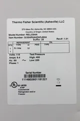 Thermo REL2304A Refrigerator 4C Operational