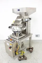R-Tech Feeders 15-110AC-FC-B-H-CS Vibratory Bowl Feeder with Hopper - Efficient Parts Handling
