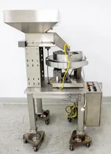 R-Tech Feeders 15-110AC-FC-B-H-CS Vibratory Bowl Feeder with Hopper - Efficient Parts Handling