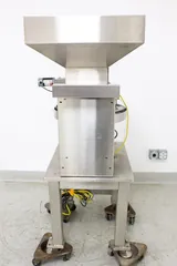 R-Tech Feeders 15-110AC-FC-B-H-CS Vibratory Bowl Feeder with Hopper - Efficient Parts Handling
