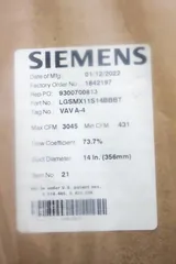 Siemens LGSMX11S14BBBT Lab Air Terminal Unused New Condition