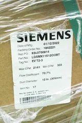 Siemens LGSMX11S12OOBT Lab Room Air Terminal New Airflow Control