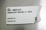 KEY Technology CFP Z Key-8 Vibrator Motor 750/900 RPM 230-480V Excellent