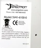 Ergotron SV41-6100-0 Medical Mobile Cart with Keys, VG Condition