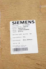 Siemens LGEMX10R08BAS Laboratory Room Exhaust Air Terminal, Tag No.: EV G1-5