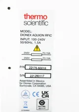 Thermo Scientific Dionex Aquion RFIC 22176-60018 Ion Chromatography System