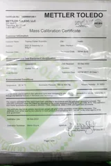 Mettler Toledo WEIGHT,10KG,ASTM Calibration Weight with Case & Certificate