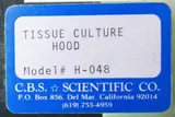 CBS Scientific H-048 Tissue Culture Hood with UV & Fluorescence Lamps