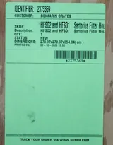 Sartorius HFS02 Filter Housing Sanitary 5-RD Harvest Filtration Unit