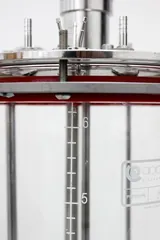 Applikon Biotechnology -1 to 0.5 barg 6 L Bioreactor Glass Vessel, Excellent E