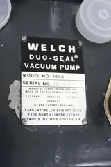 Welch Duoseal Vacuum Pump 1402 - Reliable High-Performance Pump, AS/IS