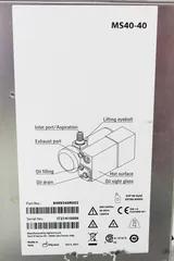 Agilent MS40-40 Rotary Vane Vacuum Pump 40m3/h 200-230V