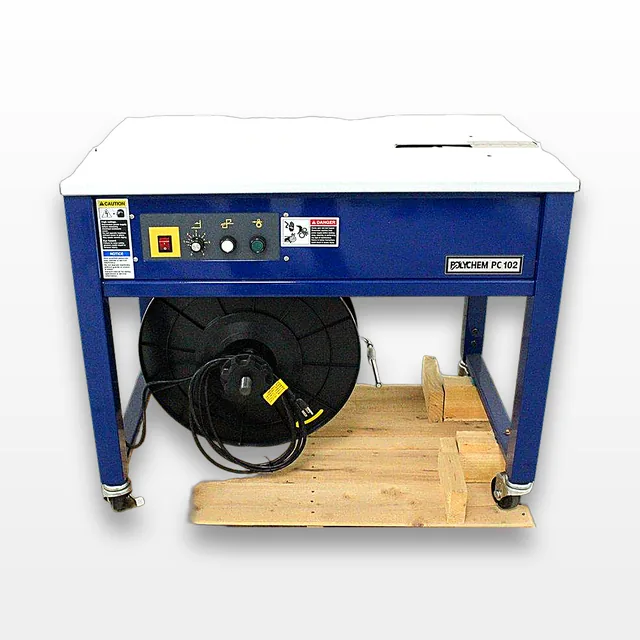 Polychem PC102 Semi Automatic Strapping Machine Adjustable Table 60Hz