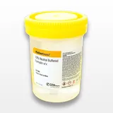 Fisherbrand 10% Buffered Formalin Container 120mL Leakproof Graduated