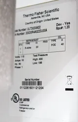 Thermo Scientific/Revco ULT3030A22 Freezer Ultra Low Temp -30C Storage