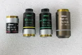 Nikon Objective Set Eclipse Microscopes 4X/10X/20X/2X Excellent Condition