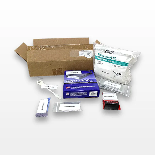 Texwipe PM Cleaning Kit 70111-62112 HDWE Kit RV with Thermaseal 60 and OptiVisor AL