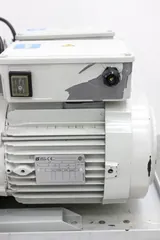 Edwards Dual E2M28 Vacuum Pump Set with Drip Pan, Dual-Stage, Quiet Operation