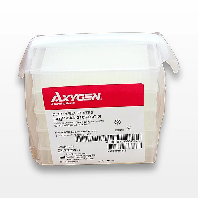 Axygen P-384-240SQ-C-S Deep Well Plates 240ul Pallet of 32 Cases New