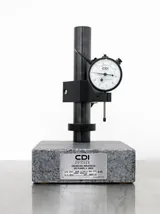 CDI Chicago Dial indicator Co. 6066-1S Dial Indicator Base 6x6 Grnt RGD STM