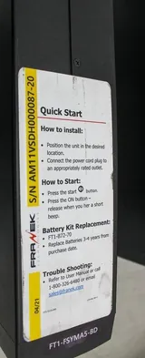 Franek UPS SDH 2000 RT A3 Power Supply 2000VA Capacity, 100-127V