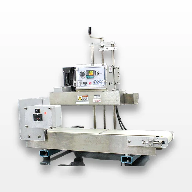 APM TCBSDM.3/8.6X3 Table Top Conveyorized Band Sealer 35 FPM