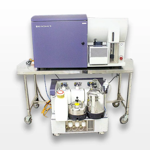 BD Biosciences FACSAria III Cell Sorter with Fluidics Cart, Multicolor Performance