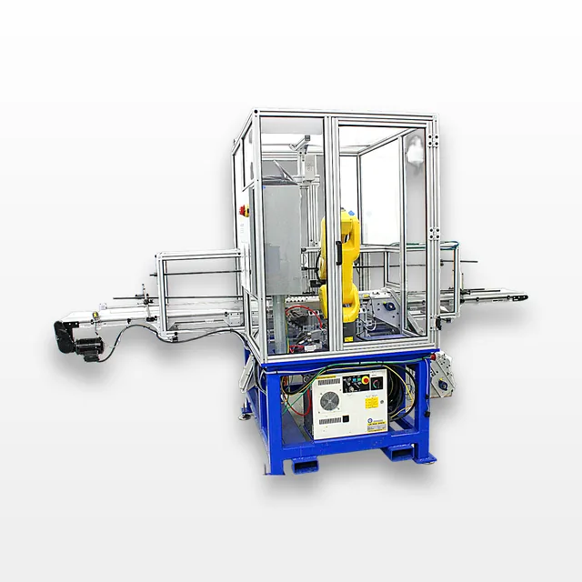 IDI interactive Design Pick and Place Robot Cell with FANUC System