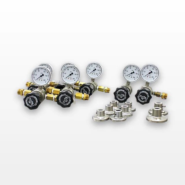 Air Products E11-N141C Pressure Regulator Set - Set of 7, Max Regulated 100 PSI