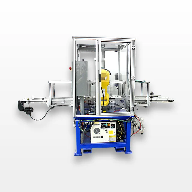IDI Pick and Place Custom Robot Cell with FANUC System R-30iB Mate