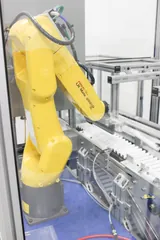 IDI Pick and Place Custom Robot Cell with FANUC System R-30iB Mate