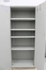 Hanson Lab Furniture Tall Cabinet Storage with Removable Shelves, 160lb Capacity