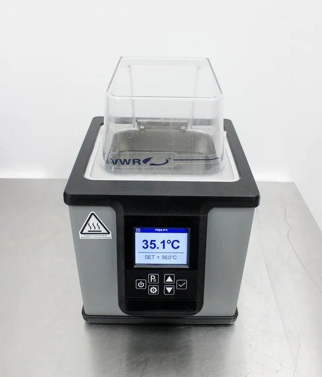 VWR WBE02 PolyScience 2L Water Bath Turnkey, Temp 40C Achieved
