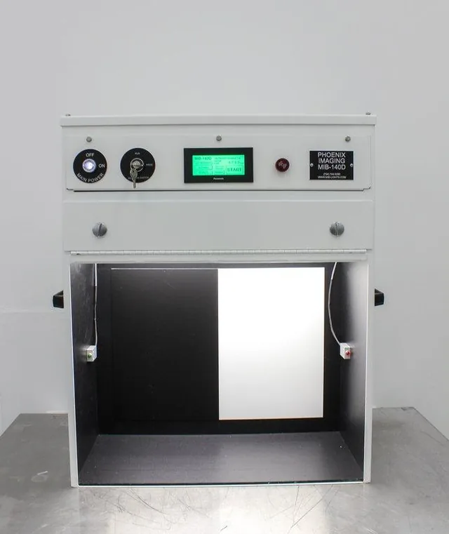 Phoenix Imaging MIB-140D Light Vial Inspection Booth Turnkey System 120V