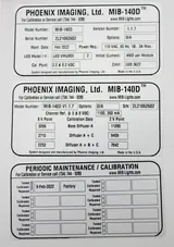 Phoenix Imaging, Ltd. MIB-140D Light Vial Inspection Booth Turnkey Unit