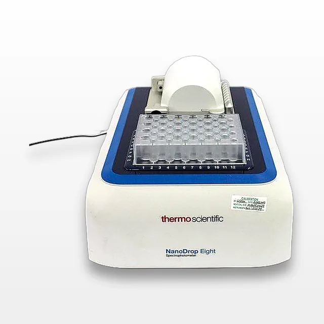 Thermo Scientific NanoDrop Eight Spectrophotometer Lab Equipment 120V 50/60Hz