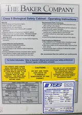 The Baker Company SG603 Biological Safety Cabinet Class II A/B3 Fair Condition