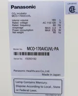 Panasonic MCO-170AICUVL-PA CO2 Incubator, 5.8 cu.ft, UV Decontamination