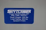 SkyClimber Personnel Hoist Control Unit/Drive Base, Modular Cage, Good Condition