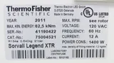 Thermo Sorvall Legend XTR Benchtop Centrifuge Refrigerated High Performance
