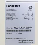 Panasonic MCO-170AICUVL-PA CO2 Laboratory Incubator 5.8 cu.ft. Capacity
