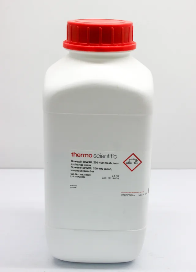 Thermo Scientific Dowex 50WX8 Ion-Exchange Resin 200-400 Mesh 2.5KG