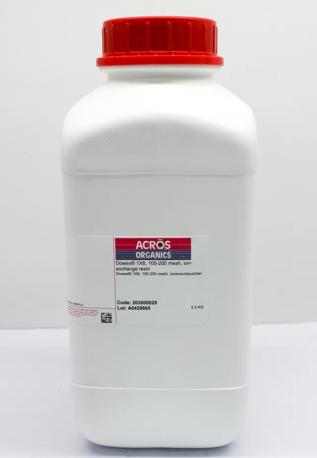 Acros Organics Dowex 1X8 Ion-Exchange Resin 2.5kg for Anion Separation