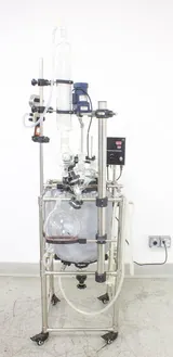 20L Jacketed Glass Reactor 20L Jacketed Glass Reaction Vessel with Stirrer