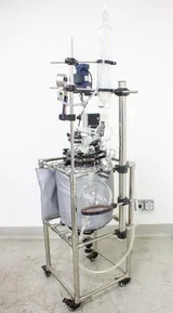 20L Jacketed Glass Reactor 20L Jacketed Glass Reaction Vessel with Stirrer