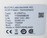 BUCHI Rotavapor R-250 Pro Distillation System with 25L Capacity