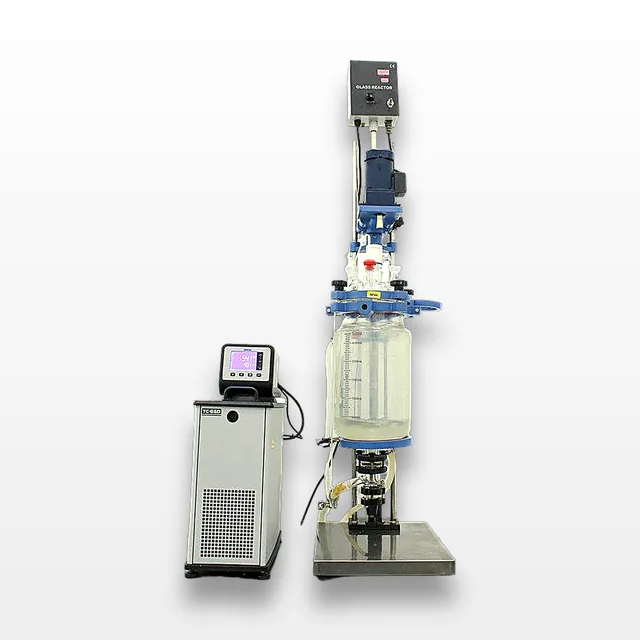 Brookfield TC-650SD-115 Lab Glass Reactor with 5L Jacketed High Precision