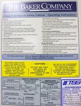 The Baker Company SG603A-HE 6-foot Biosafety Cabinet with UV and Blower